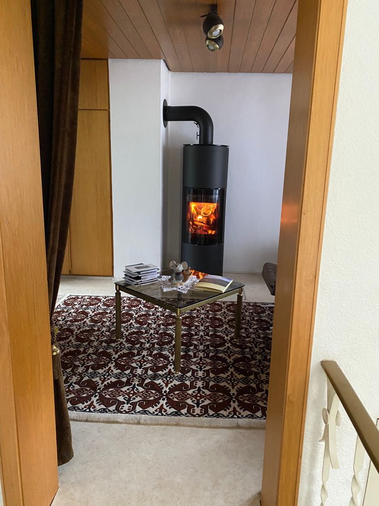 Kamin im Lesezimmer